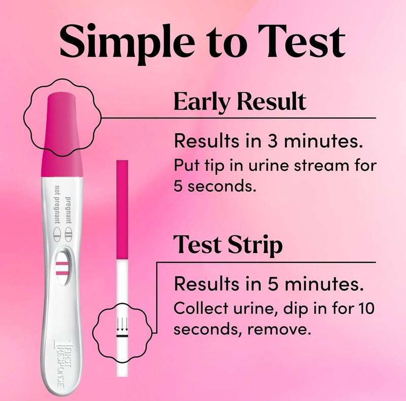 First Response Comfort Check Home Pregnancy Test 8 Count – Early Detection with Accurate Results - Image 5